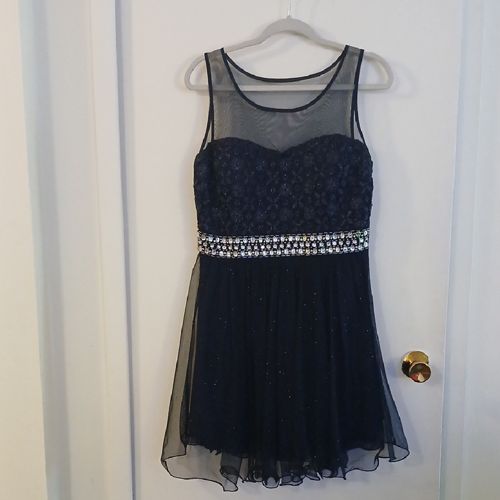 My Michelle Navy Blue Wedding Dress